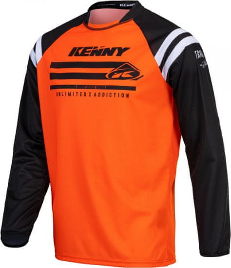 Kenny dres TRACK RAW 21 černo-oranžovo-bílý