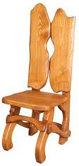 Artspect Zahradní židle z masivního smrkového dřeva 44x52x122cm - Týk