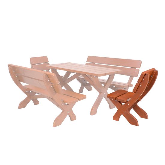 Artspect MARIO - zahradní židle z masivního smrkového dřeva 48x62x89cm - Týk