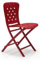 Artspect Plastová skládací židle ZAG SPRING - Rosso