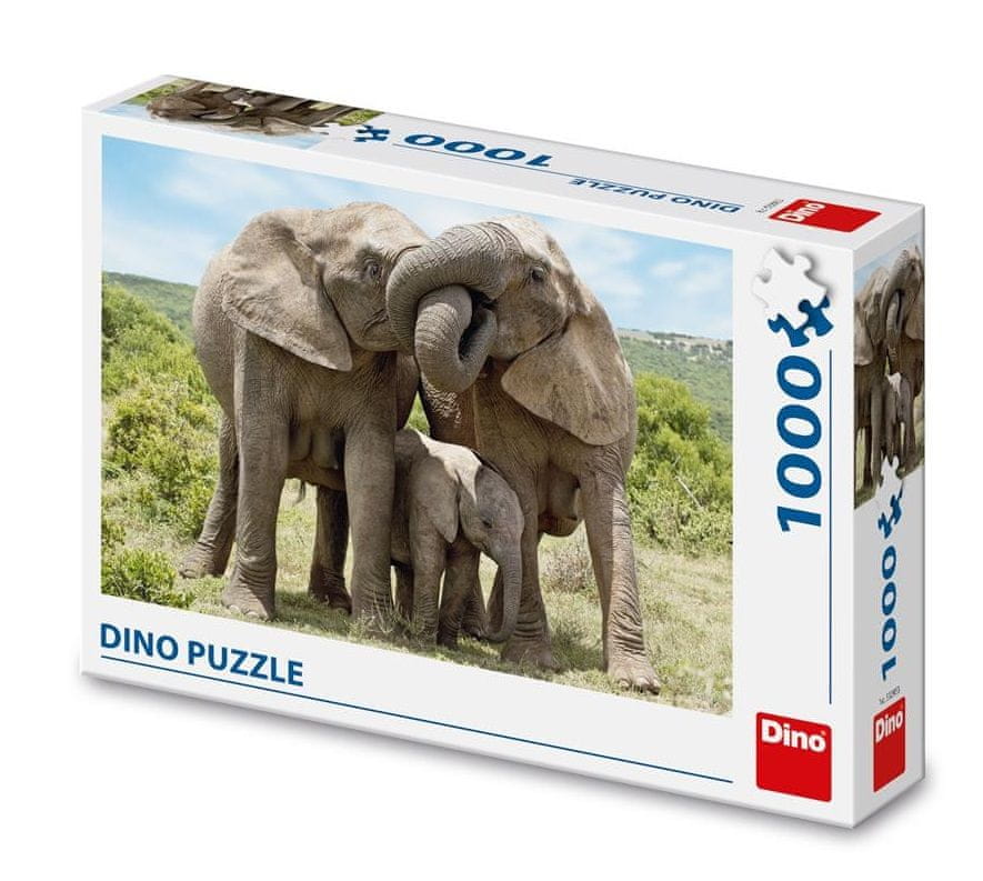 Levně Dino Sloní rodina 1000 dílků