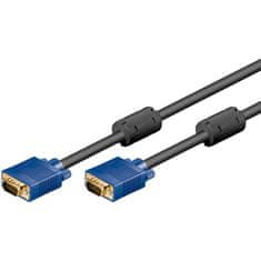 Kabel VGA Goobay M/M Gold modrý - 10 m