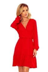 Numoco dámské šaty Lauren 329-2 červená S