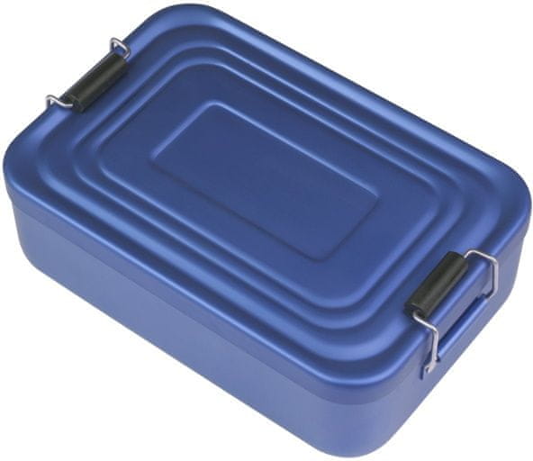 Eva SVAČINOVÝ BOX HLINÍKOVÝ ELOXOVANÝ 18×12×5 cm, modrá