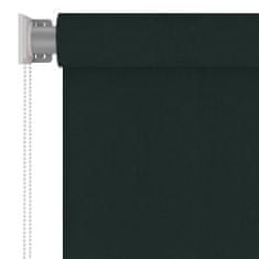 Greatstore Venkovní roleta 200 x 230 cm tmavě zelená HDPE