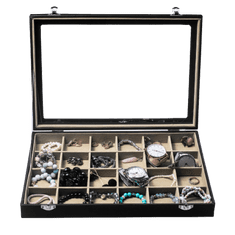 Korbi Box na šperky, černá