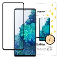WOZINSKY Celoplošně lepené temperované tvrzené sklo 9H na Samsung Galaxy A52 / A52 5G black