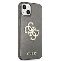 Guess GUHCP13SPCUGL4GBK hard silikonové pouzdro iPhone 13 Mini 5.4" black Glitter 4G Big Logo