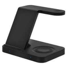 Tech-protect A11 3in1 bezdrátová nabíječka na mobil / AirPods / Apple Watch, černá