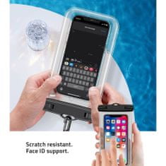 Tech-protect Waterproof vodotěsné pouzdro na mobil 6.9'', černé