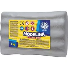 Astra Modelovací hmota do trouby MODELINA 1kg Grafitová, 304118009
