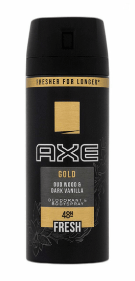 Axe 150ml gold oud wood & dark vanilla, deodorant