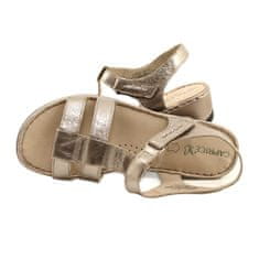 Caprice Kožené sandály Comfort 28151-28 velikost 39