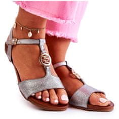 Lehké dámské sandály s přezkou Carida velikost 36