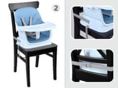 JOKOMISIADA Vysoká židle, jídelní židlička Set 6v1 ZA4142