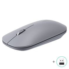 shumee Praktická bezdrátová myš pro USB počítač, šedá