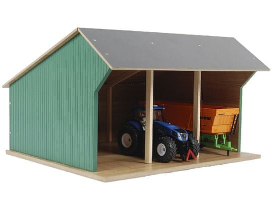 Kids Globe Farming stodola 45x28x22 cm 1:32 dřevěná v krabičce