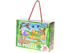 Mikro Trading Jungle Expedition puzzle "Život v džungli" 62x46cm 35 ks v krabičce