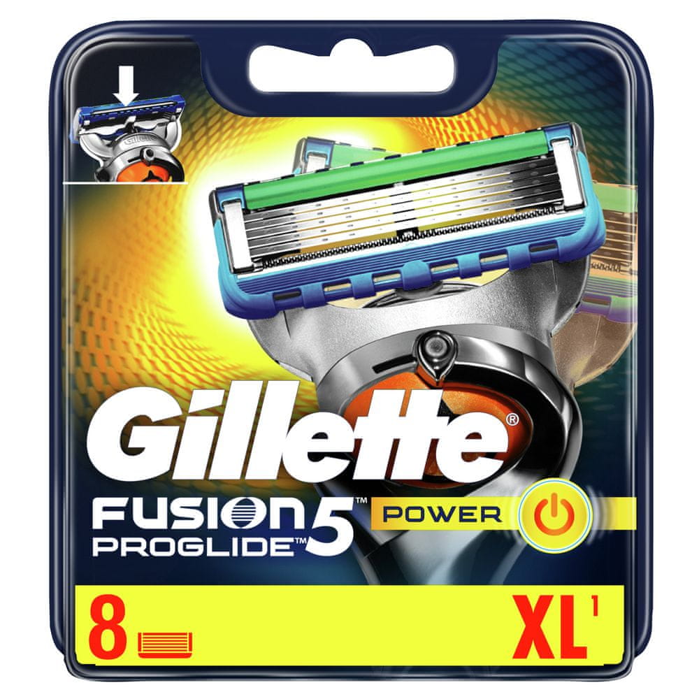 Gillette Fusion5 ProGlide Power holicí hlavice pro muže 8 ks