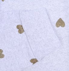 Šedé tepláky se zlatými srdíčky MINNIE Disney, 6-7 let 122 cm 