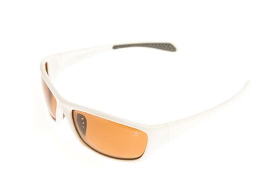 Icona Sportovní sluneční brýle Fire white - polar (hnědá čočka)