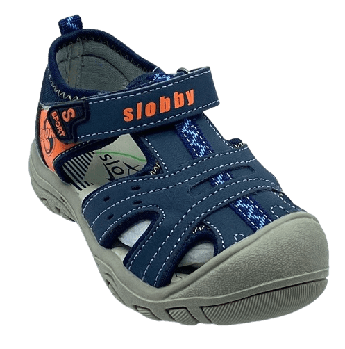 Slobby dětské sandály 151-0022-T7 24 modrá