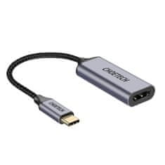 Choetech HUB-H10 adaptér USB-C / HDMI 4K 60Hz M/F, šedý