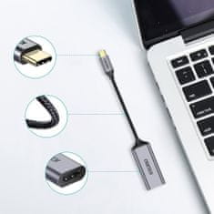 Choetech HUB-H10 adaptér USB-C / HDMI 4K 60Hz M/F, šedý