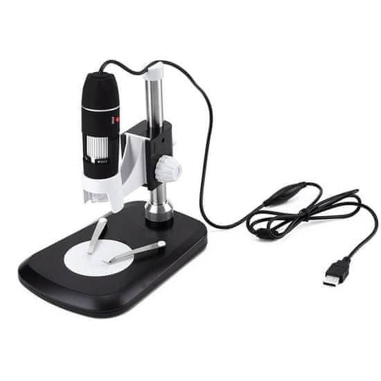 W-STAR W-Star Digitální mikroskop DM800xHard, 800x, přísvit, stojan, černá, W10 USB