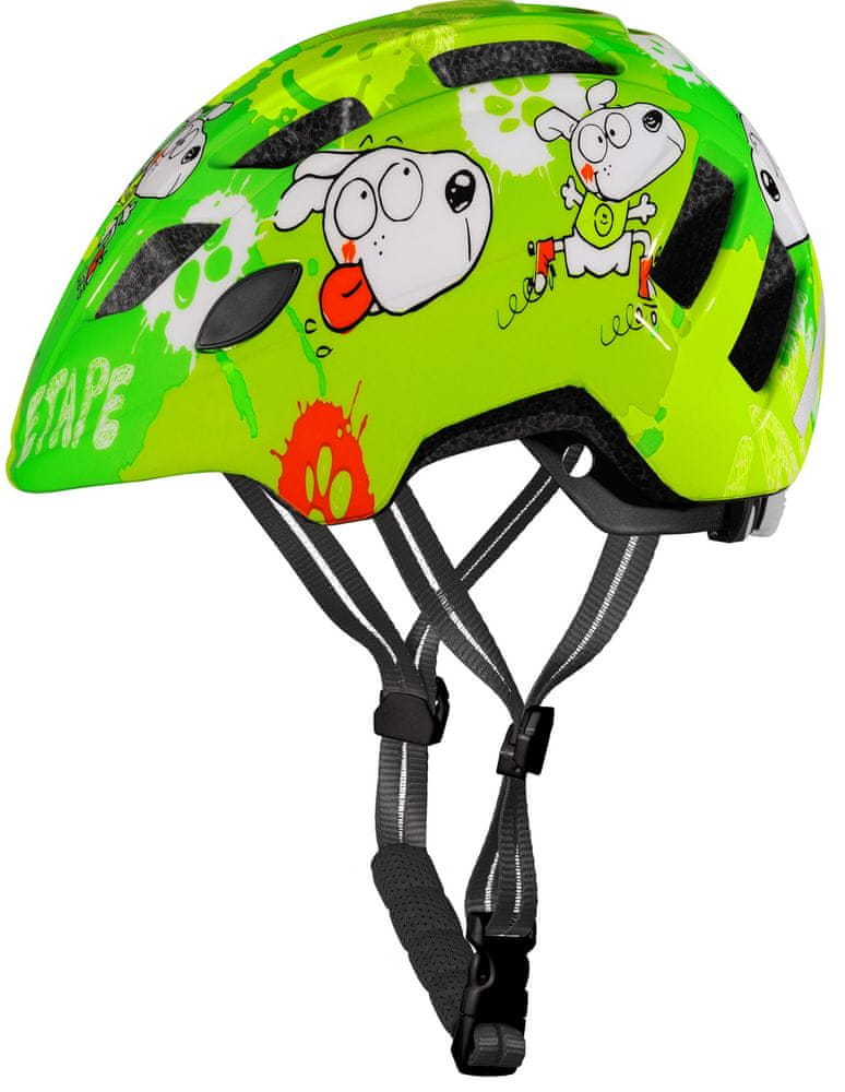 Etape dětská cyklistická přilba Kitty 2.0 zelená XS/S