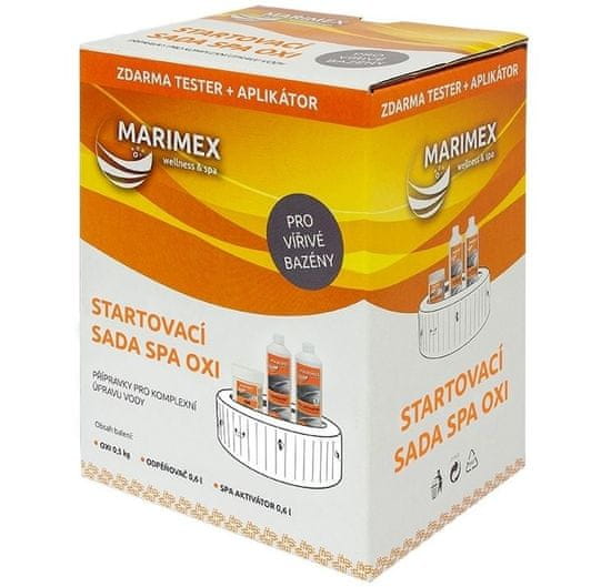 Marimex Spa sada Oxi (Oxi 0,5 kg, odpěňovač 0,6 l, aktivátor 0,6 l), dárek