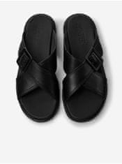 Camper Černé dámské kožené pantofle Camper 36