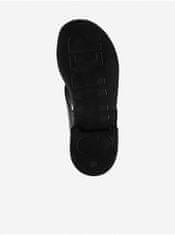 Camper Černé dámské kožené pantofle Camper 36