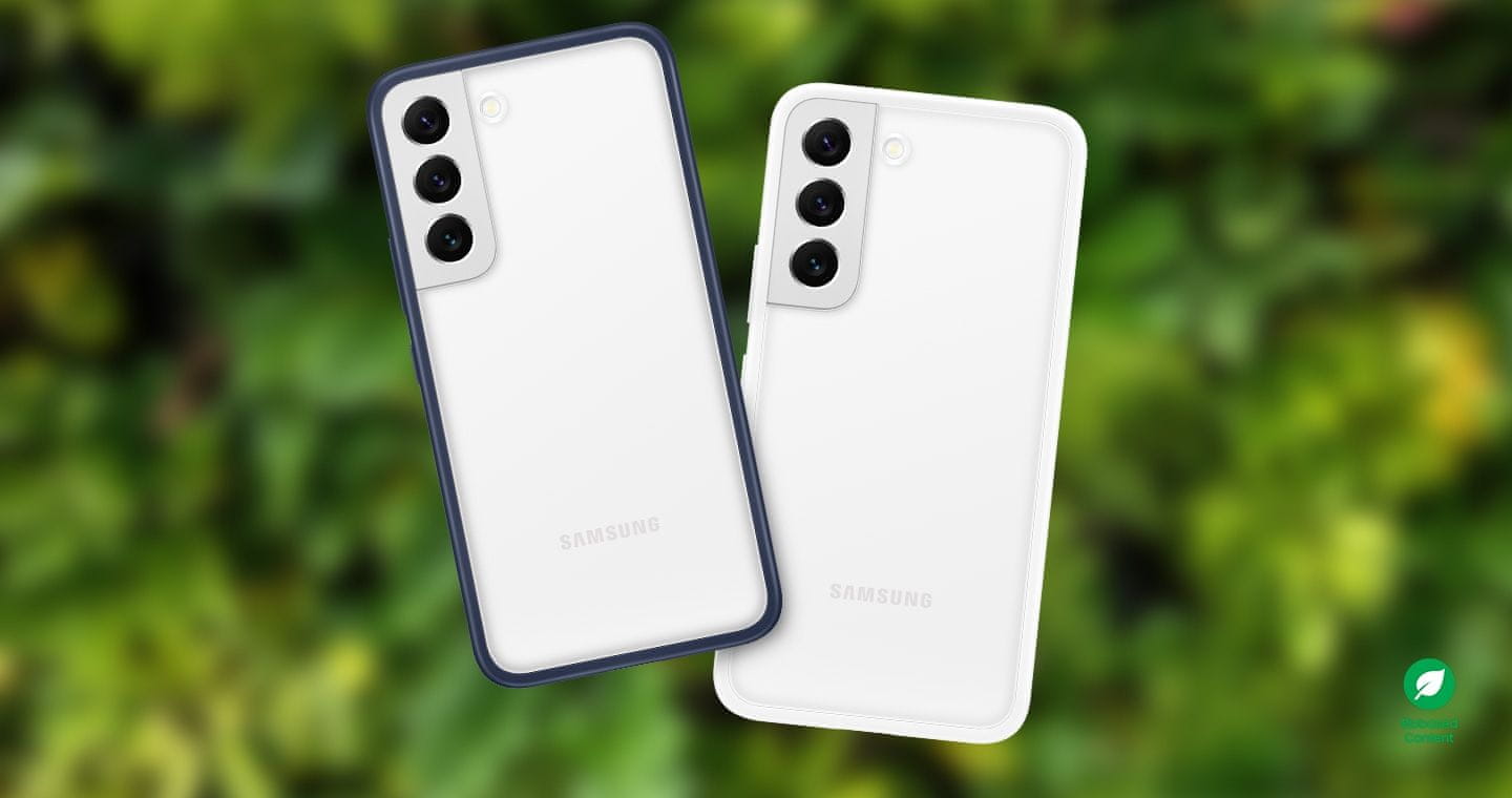 Samsung Galaxy S22+ szilikon tok hurokkal EF-MS906, kék
