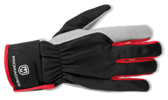 Promacher CARPOS VELCRO Gloves grey/red (12 pcs)
