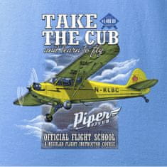 ANTONIO Dámské tričko s letadlem PIPER J-3 CUB (W), XXL