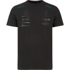 Mercedes-Benz triko AMG Petronas F1 Championship 21 černo-tyrkysovo-šedé XS