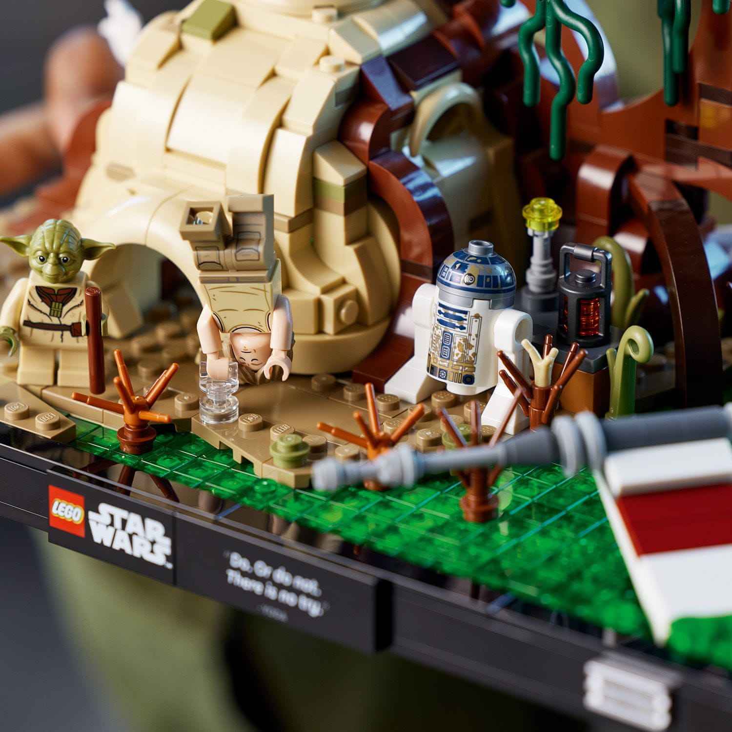  Star Wars 75330 Jediský trénink na planetě Dagobah diorama 