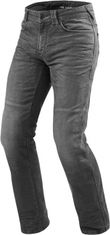 REV´IT! kalhoty jeans PHILLY 2 LF tmavě šedé 28