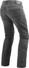 REV´IT! kalhoty jeans PHILLY 2 LF tmavě šedé 28