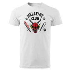 Grooters Pánské tričko Stranger Things - Hellfire Club Velikost: M