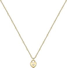 Morellato Půvabný pozlacený náhrdelník s krystalem Abbraccio SAUB15
