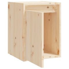 shumee Nástěnná skříňka 30 x 30 x 40 cm masivní borové dřevo