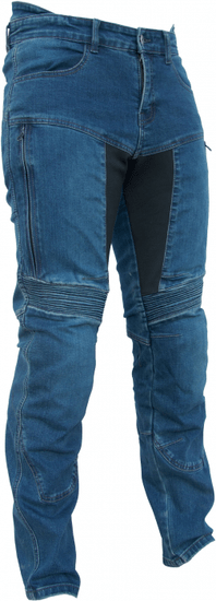 SNAP INDUSTRIES kalhoty jeans ANDREW Long černo-modré