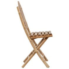 Petromila Skládací zahradní židle s poduškami 2 ks bambus
