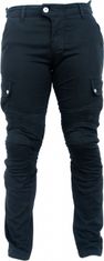 SNAP INDUSTRIES kalhoty jeans CARGO Long černé 30