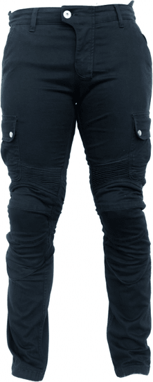 SNAP INDUSTRIES kalhoty jeans CARGO Short černé