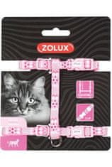 Zolux Postroj kočka ETHNIC nylon růžový
