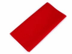 Kraftika 1ks červená nažehlovací záplaty bavlněné 20x40 cm
