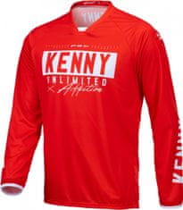 Kenny dres PERFORMANCE 21 RACE bílo-červený 2XL